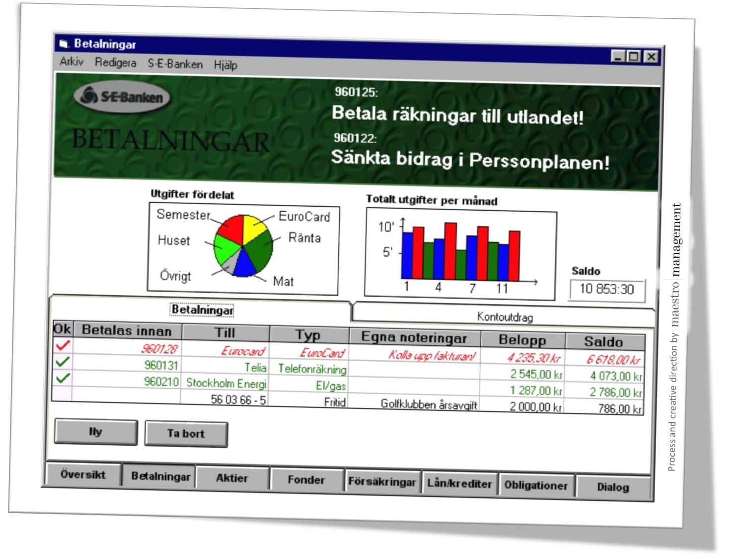 The very first prototype. Developed by Lars Albinsson's team at Unusual Systems.