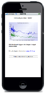 Produced prototype: App aiding diabetes patients to improve everyday health by optimizing medicine intake.